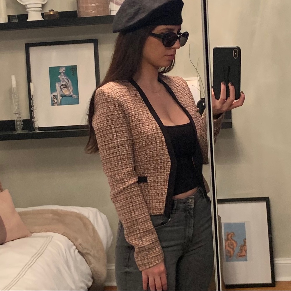 Cropped Jacket - Pink